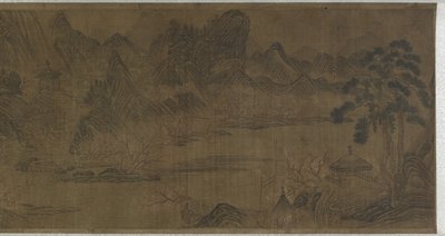 Persikkakukkien kevät tekijältä Qing Dynasty Chinese School
