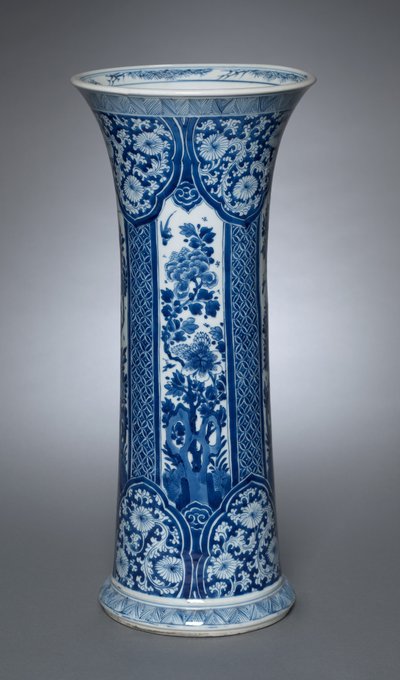 Kannen maljakko, 1662-1722 tekijältä Qing Dynasty Chinese School