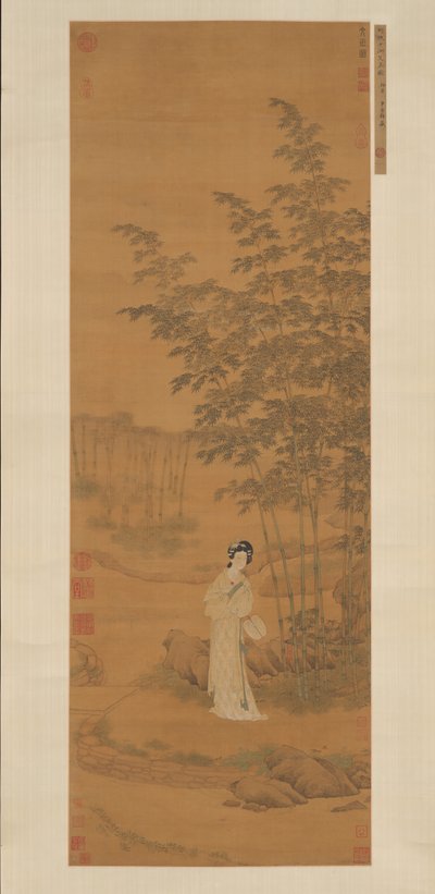 Lady Bamboo Grovessa. tekijältä Qiu Ying