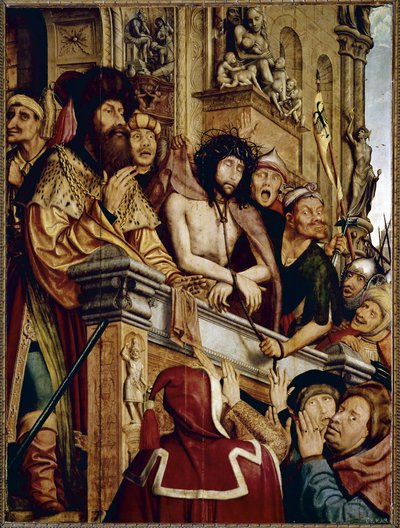 Ecce Homo, Kristus esitettiin kansalle. (öljy paneelissa tekijältä Quentin Massys or Metsys