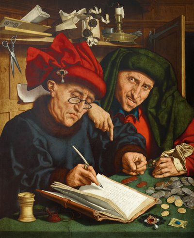 Veron kerääjät, 1520-luku tekijältä Quentin Massys or Metsys