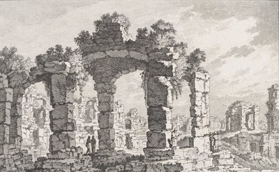 Ruines de Cumes, 1700-luku. tekijältä Quentin Pierre Chedel