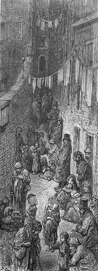 "Orange Court-Drury Lane", 1872 tekijältä Quesnel