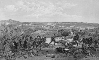 "Tšernajan taistelu, 16. elokuuta 1855". tekijältä RM Bryson