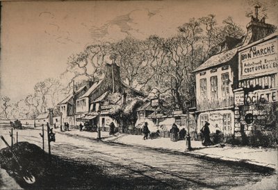 "JJ Rousseaun talo, Montmartre", 1915 tekijältä RP Grouiller