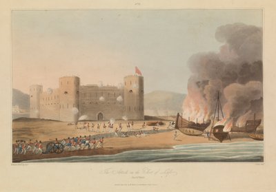 Kuusitoista näkymää Plaves Persian Gulfin joukoissa Arabian merirosvojen vastaisia joukkoja vastaan tekijältä R. (after) Temple