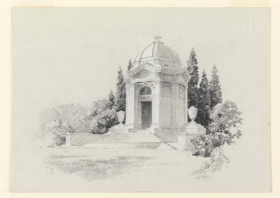 Mausoleumin renderointi tekijältä R. E.