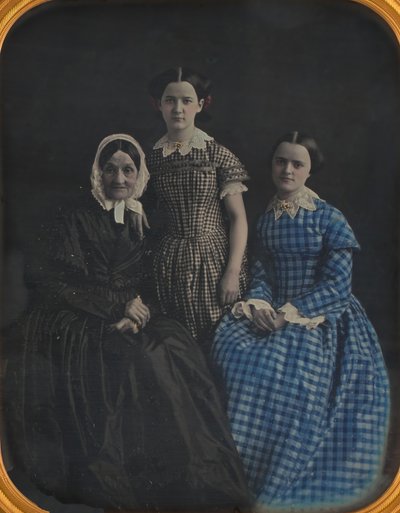 Nimetön muotokuva kolmesta naisesta, 1860. tekijältä R. Emmert Churchill
