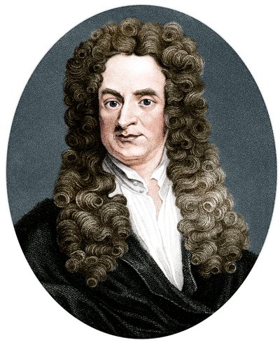 Isaac Newton, englantilainen matemaatikko, tähtitieteilijä ja fyysikko, 1818 tekijältä R. Page