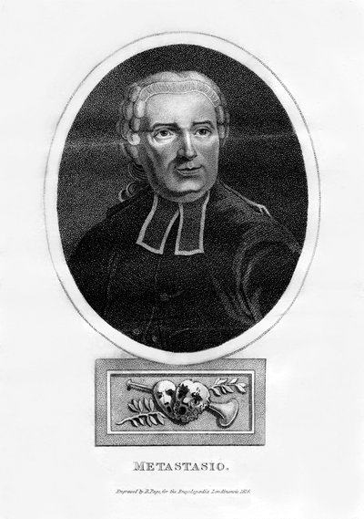 Metastasio, italialainen runoilija, 1816. tekijältä R. Page