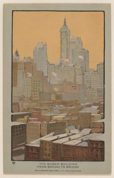 Singer Building Brooklyn Bridgestä tekijältä Rachael Robinson Elmer