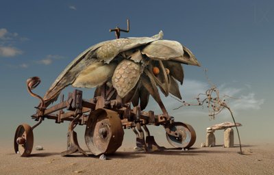 Surrealistinen aavikkokone tekijältä Radoslav Penchev
