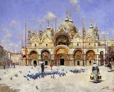 San Marco, Venetsia, 1883 tekijältä Rafael Senet
