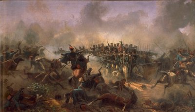 Kolmas vapaussota, prinssi Umberto Villafrancan aukiolla, 24. kesäkuuta 1866, Raffaele Pontremoli tekijältä Raffaele Pontremoli