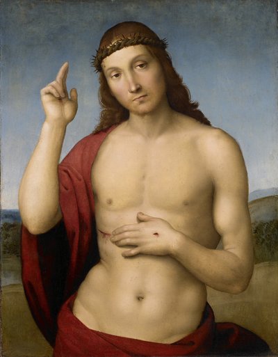 Kristuksen siunaus tekijältä Raffaello Sanzio Raphael
