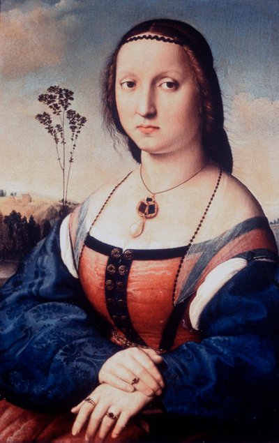 Muotokuva Maddalena Donista, 1506 tekijältä Raffaello Sanzio Raphael