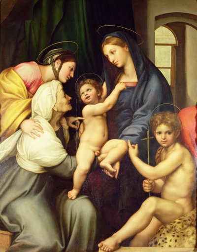 Pyhä perhe tekijältä Raffaello Sanzio Raphael
