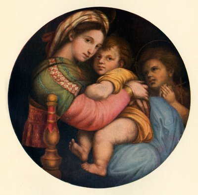 Madonna Della Sedia, c1514, c1912 tekijältä Raffaello Sanzio Raphael