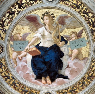 Runous. Segnaturan huone, 1508 tekijältä Raffaello Sanzio Raphael