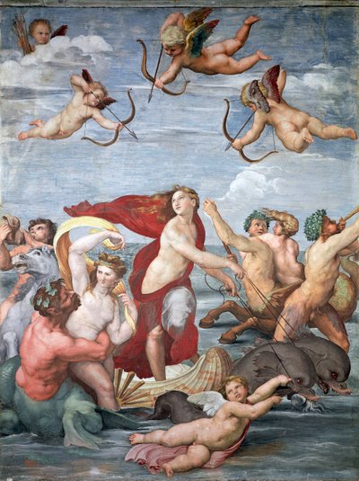 Galatean voitto, n. 1512 tekijältä Raffaello Sanzio Raphael