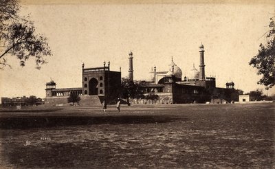Jama Masjid Musaqi, Delhi, 1886 tekijältä Raja Deen Dayal