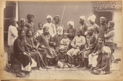 Mowhri Rahman Alli Khanin perhe, Rewa (etupuoli, alhaalla) tekijältä Raja Deen Dayal