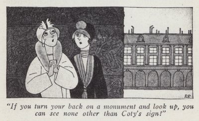 Kuvitus herrat mieluummin blondeista, Anita Loos (litho) tekijältä Ralph Barton