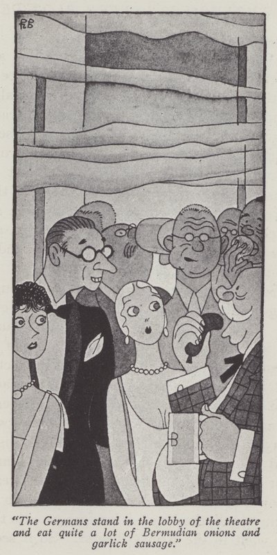 Kuvitus herrat mieluummin blondeista, Anita Loos (litho) tekijältä Ralph Barton