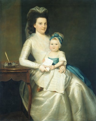 Lady Williams ja lapsi, 1783. tekijältä Ralph Earl