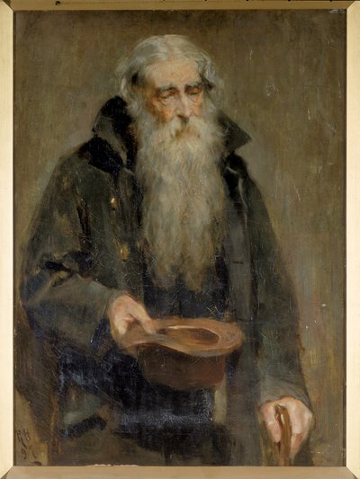 Sokea kerjäläinen, 1897 tekijältä Ralph Hedley
