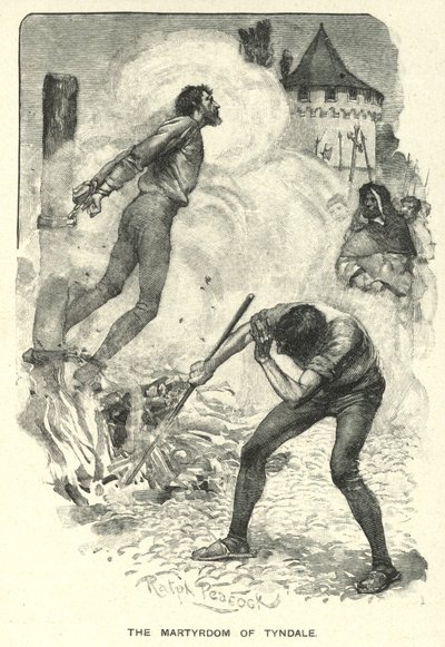 Tyndalen marttyyrius (kaiverrus) tekijältä Ralph Peacock