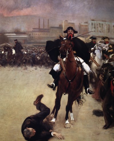 The Charge 1902, öljymaalaus tekijältä Ramon Casas