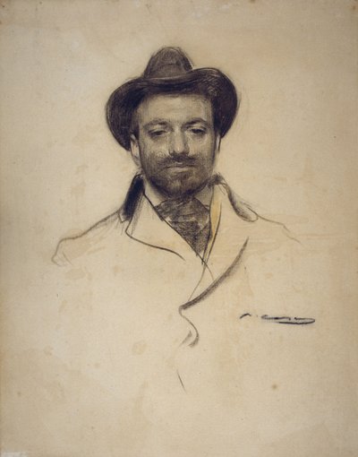 Josep Maria Sertin muotokuva 1874-1945 tekijältä Ramon Casas i Carbo