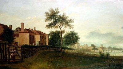 Thames Batterseasta (öljy) tekijältä Ramsay Richard Reinagle