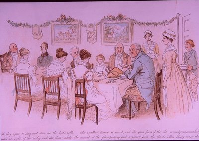 Joulu ateria tekijältä Randolph Caldecott