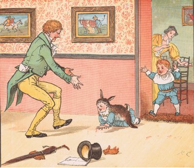 Mennyt hakemaan kanin nahkaa tekijältä Randolph Caldecott