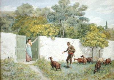 Kohtaus Montonessa - vuohipaimen tekijältä Randolph Caldecott
