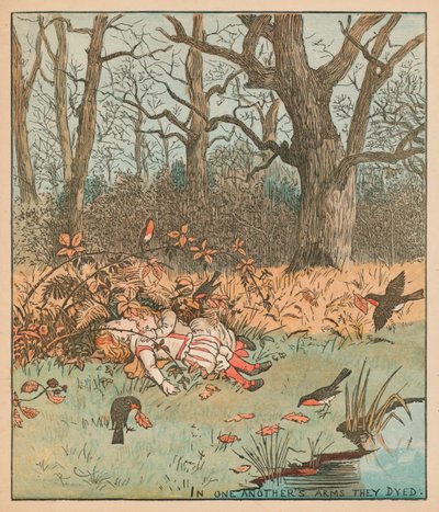 Babes in the Wood, c1878. tekijältä Randolph Caldecott