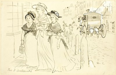 Kolme asiakasta tekijältä Randolph Caldecott