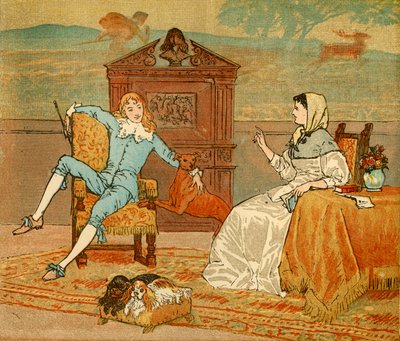 ...Sinun täytyy etsiä vaimoa, jolla on omaisuus!, c1880, 1888. tekijältä Randolph Caldecott