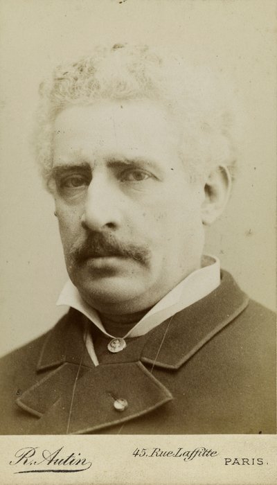 Muotokuva säveltäjästä Olivier Métra 1830-1889 n. 1870. tekijältä Raoul Autin