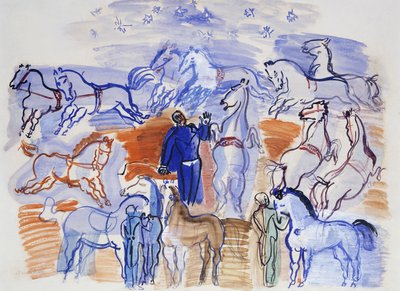 Sirkushevoset; Hevoset sirkuksessa tekijältä Raoul Dufy