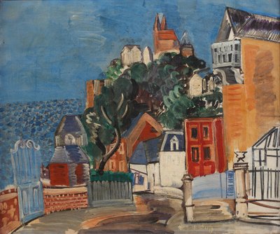 Côte Basse, noin 1924 (öljy kankaalle) tekijältä Raoul Dufy