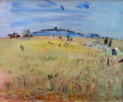 Sadonkorjuu Langresissa tekijältä Raoul Dufy