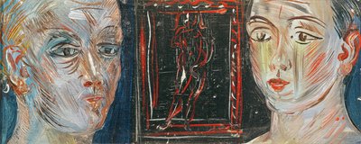 Kahden naisen päät (öljy kankaalle) tekijältä Raoul Dufy