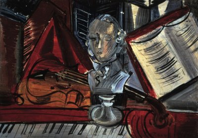 Hommage an Wolfgang Amadeus Mozart (Wolfgang Amadeus Mozartille) tekijältä Raoul Dufy