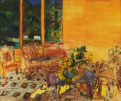 Sisustus, Vernet les Bains; Interieur, Vernet les Bains tekijältä Raoul Dufy