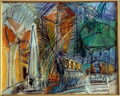Jardin public a Hyeres tekijältä Raoul Dufy