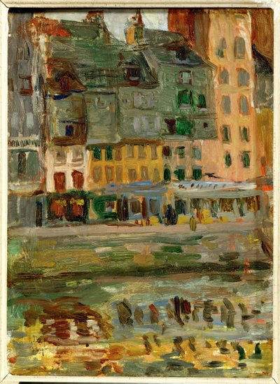 Le Bassin du Roy Le Havressa (öljy, puu) tekijältä Raoul Dufy