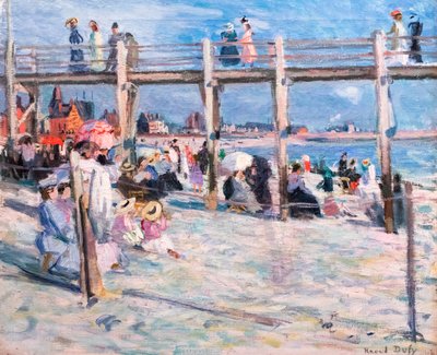 Marie-Christinen kylpylät Ste-Adresseissa tekijältä Raoul Dufy